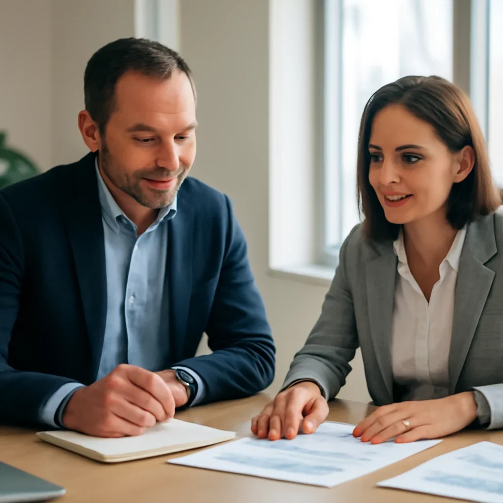 Business owner planning the next step for commercial financing guidance at BusinessMortgage.ca