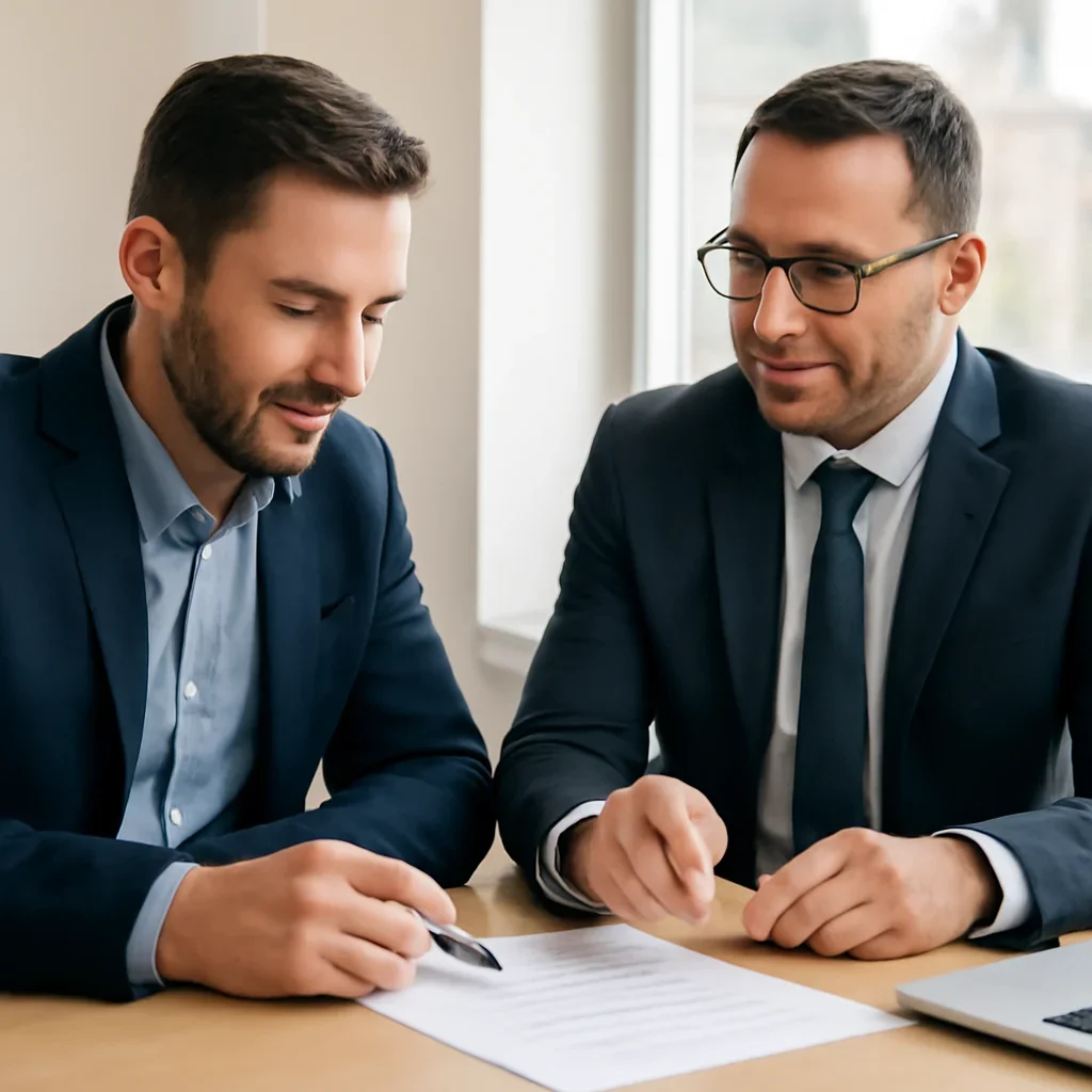 Business owner planning the next step for starting a commercial mortgage application in Canada