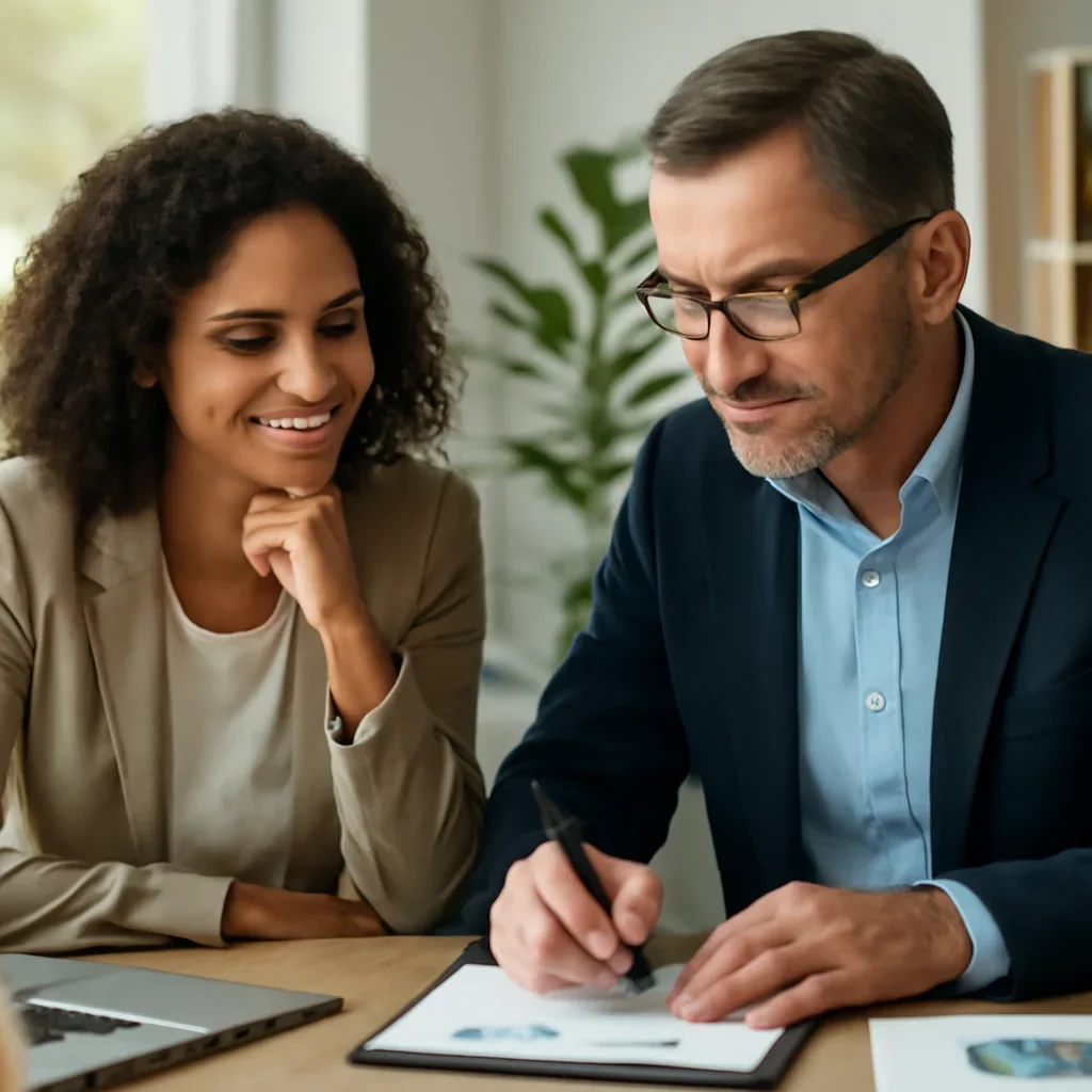 Business owner planning the next step for business line of credit