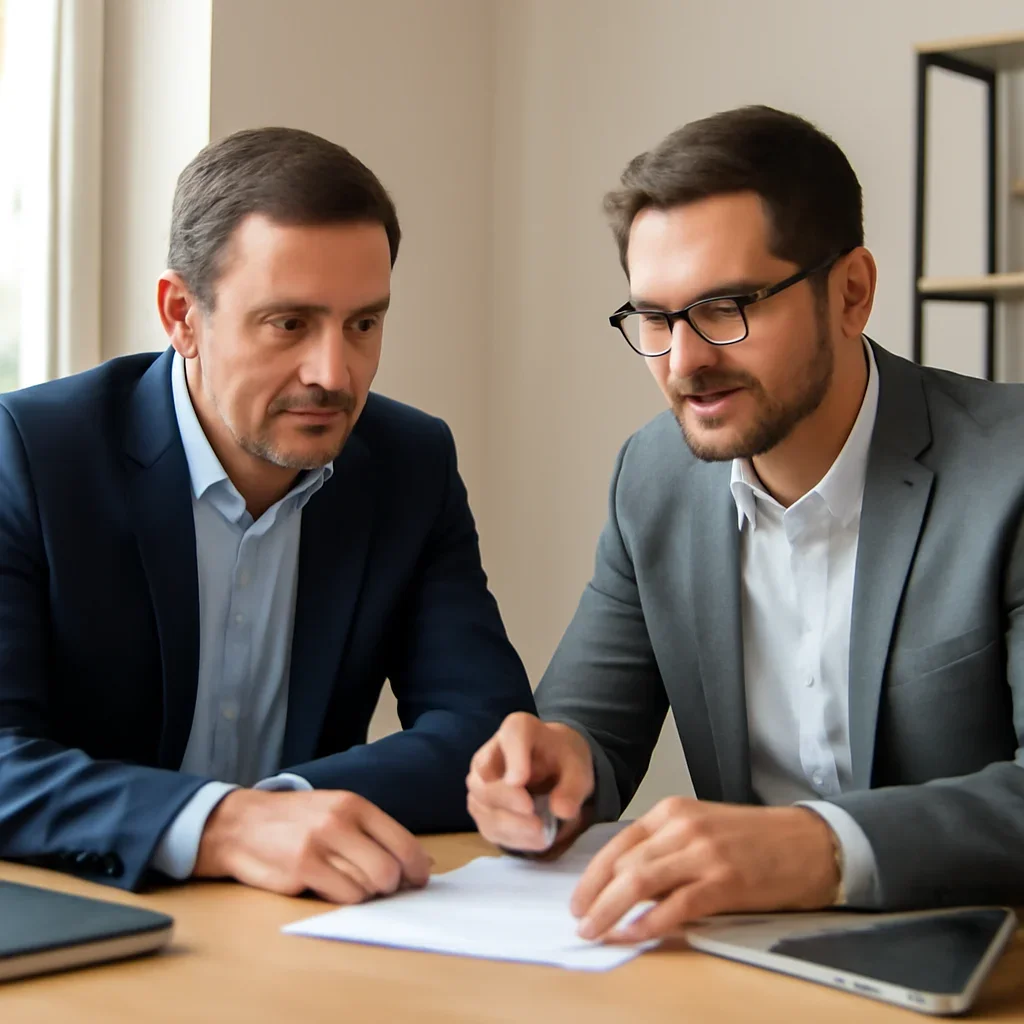 Business owner planning the next step for working capital calculator