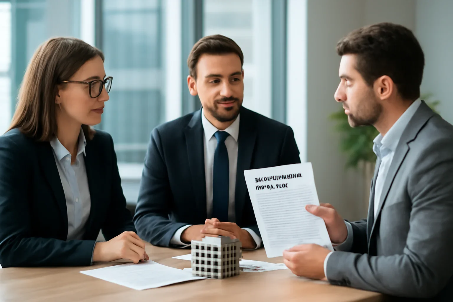 Professional consultation related to commercial mortgage