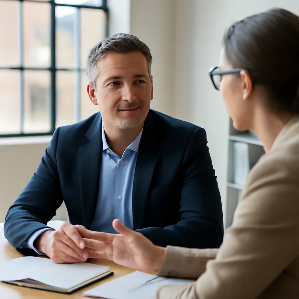 Business owner planning the next step for commercial mortgage vs line of credit
