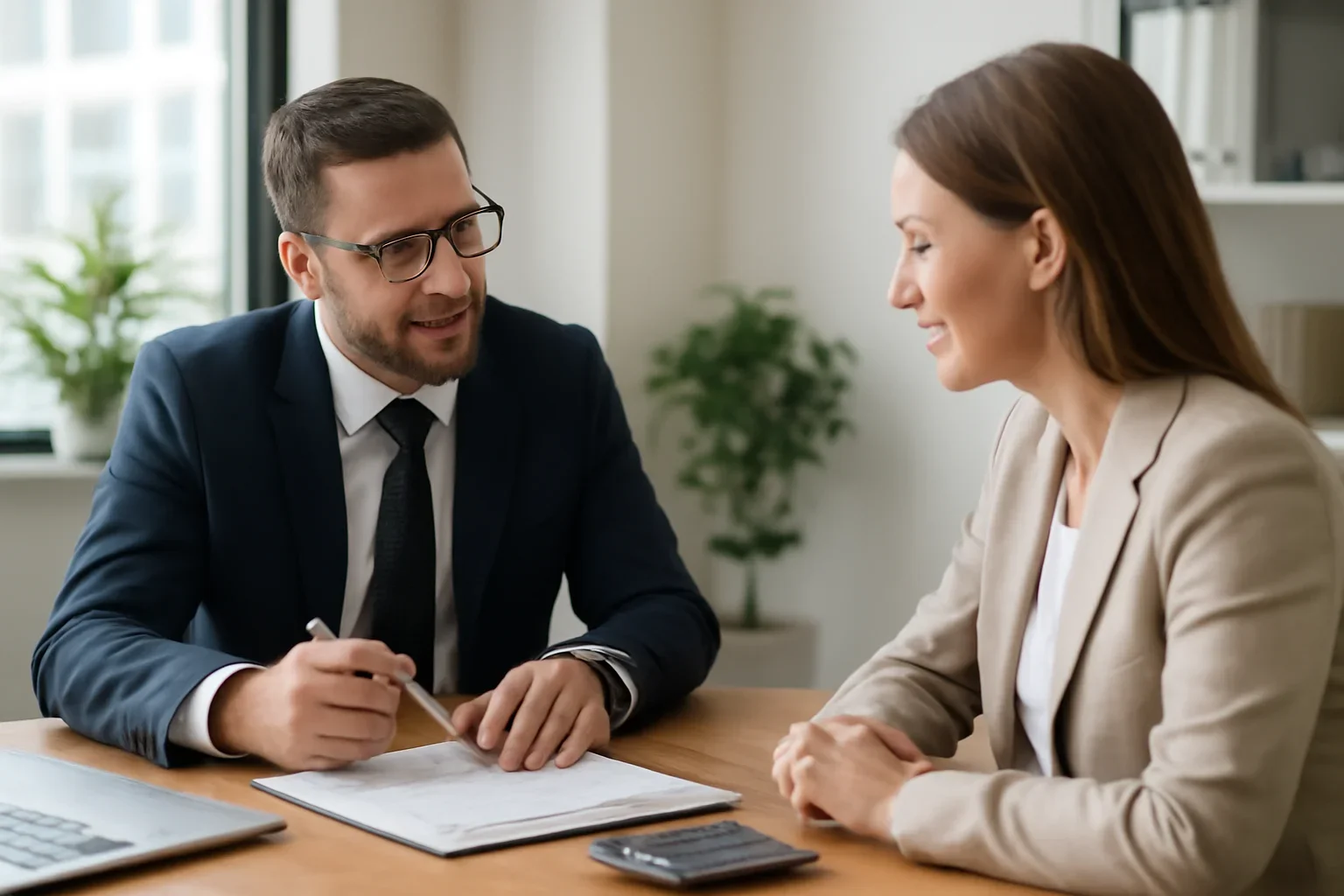 Professional consultation related to equipment financing