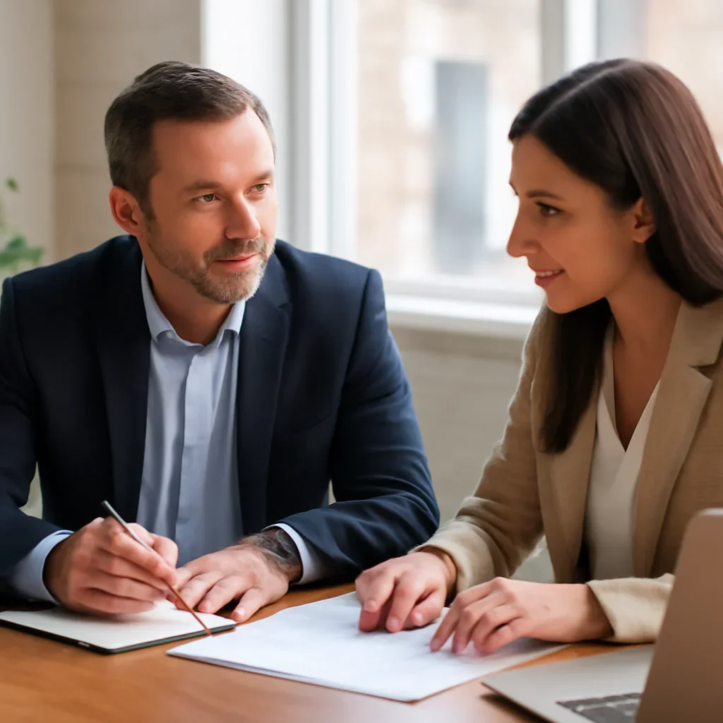 Business owner planning the next step for commercial mortgage questions in Canada