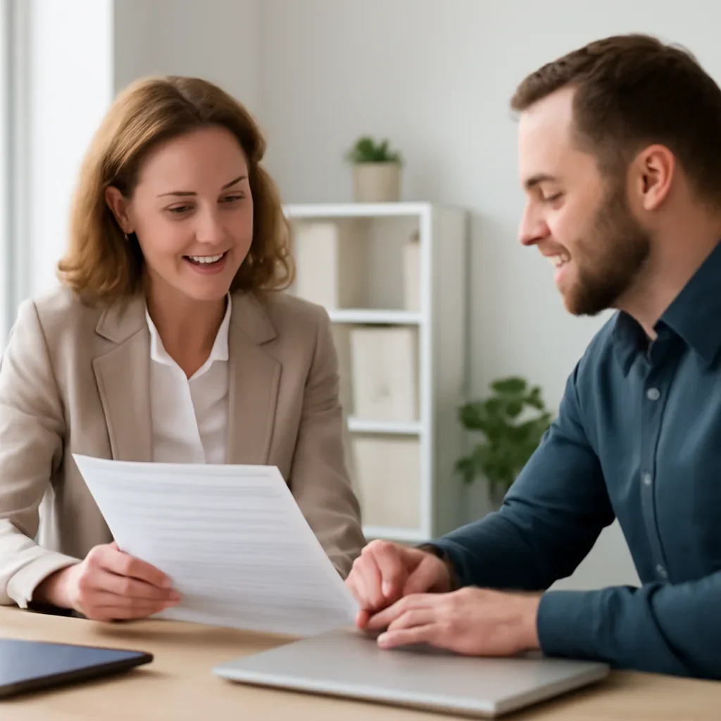 Business owner reviewing financing solutions for commercial financing in Canada