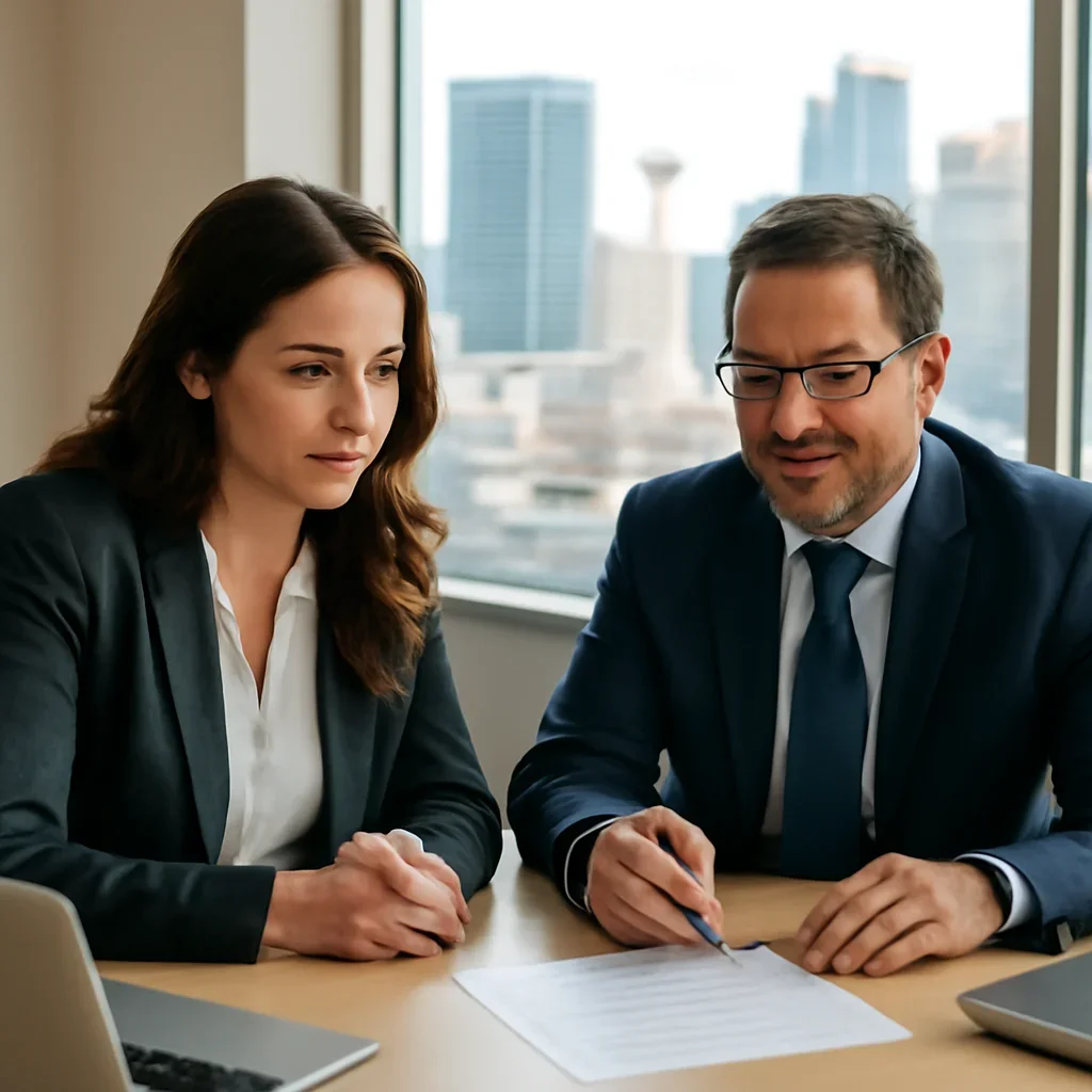 Business owner planning the next step for commercial financing in Calgary