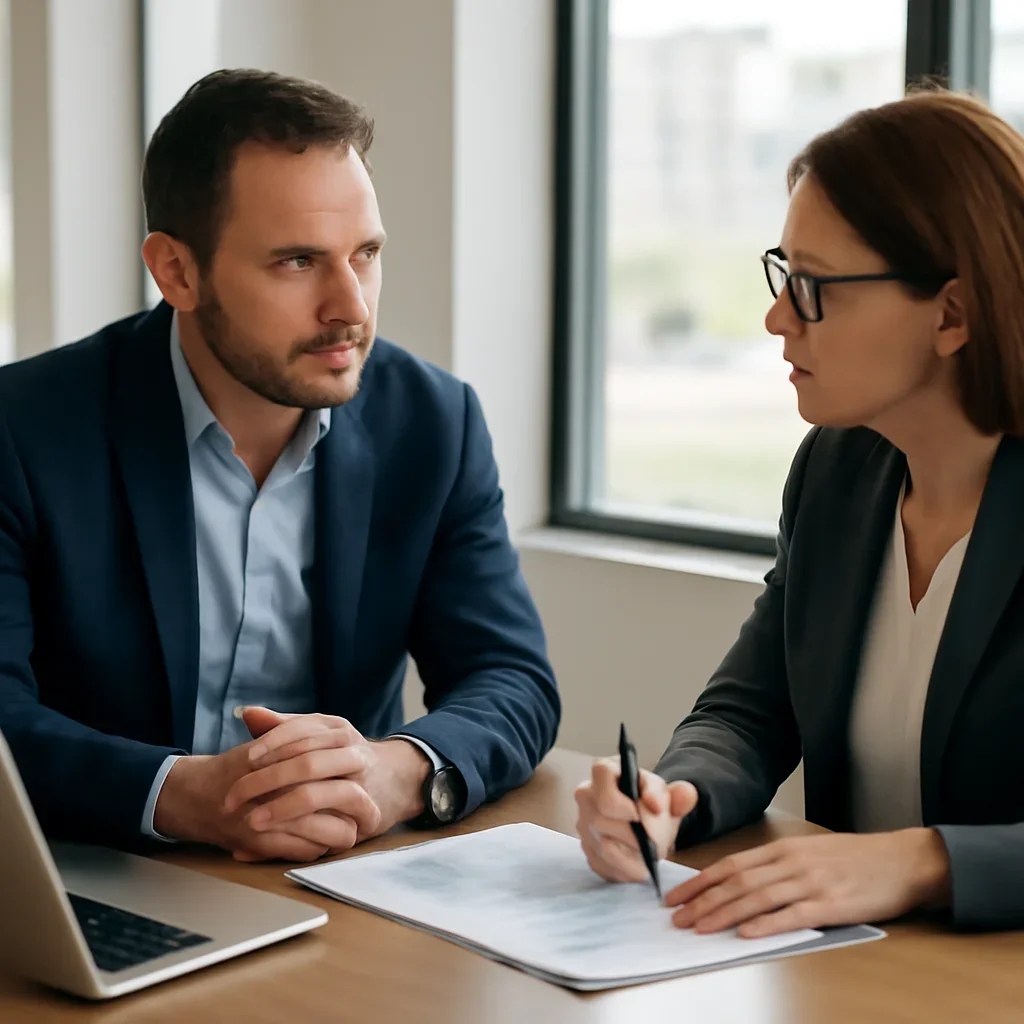Business owner planning the next step for commercial financing in Alberta