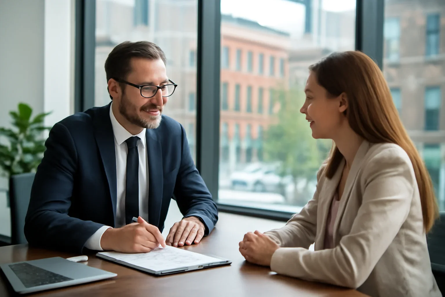 Professional consultation related to commercial financing in Burlington