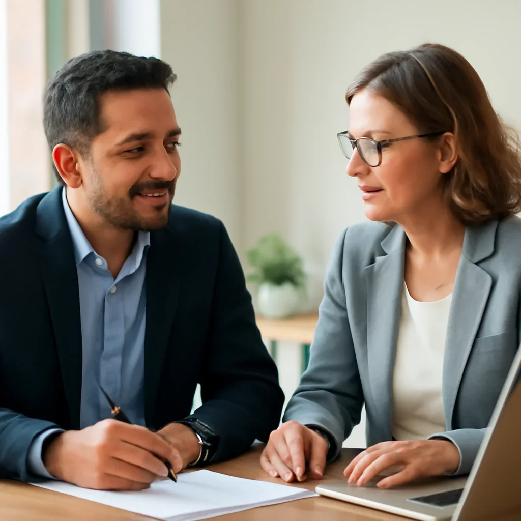 Business owner planning the next step for energy efficiency upgrade financing